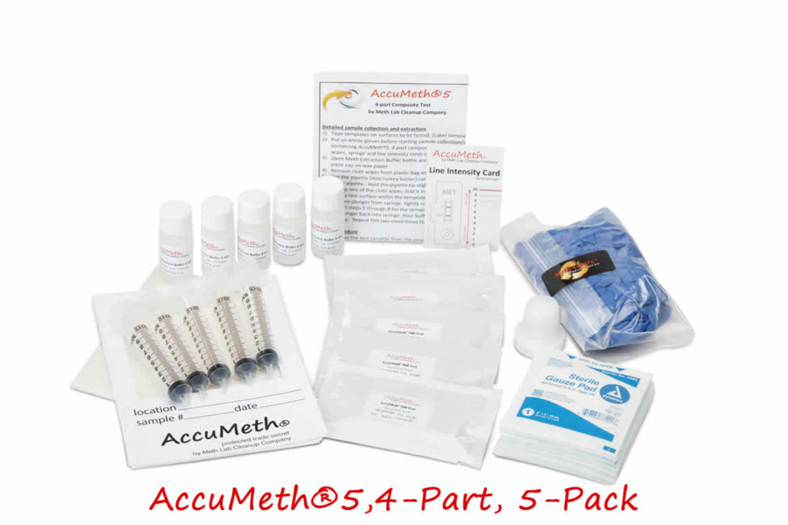 Meth Lab Cleanup Meth Residue Test | AccuMeth®0.5 Methamphetamine Test ...
