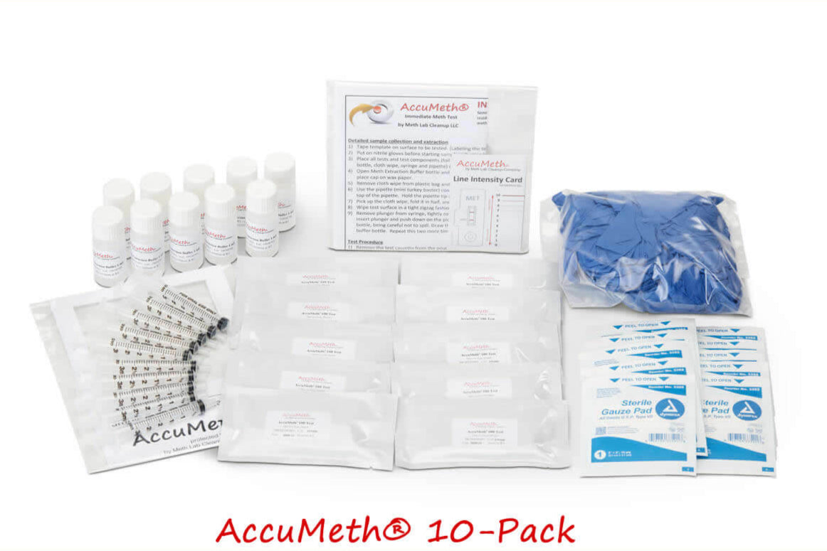 Meth Lab Cleanup Meth Residue Test | AccuMeth®1.0 Methamphetamine Test ...