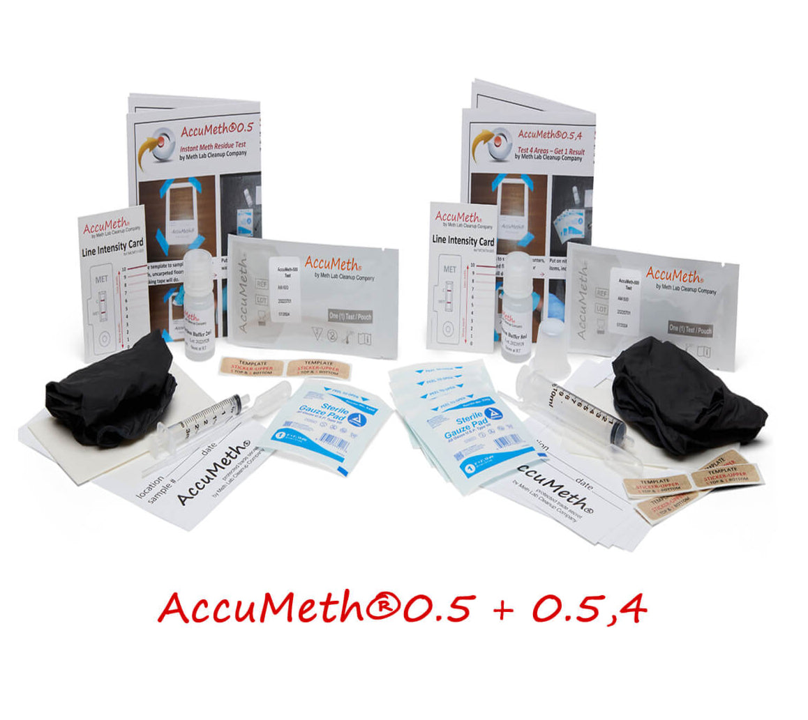 Meth Lab Cleanup Meth Residue Test | AccuMeth®0.5 Methamphetamine Test ...
