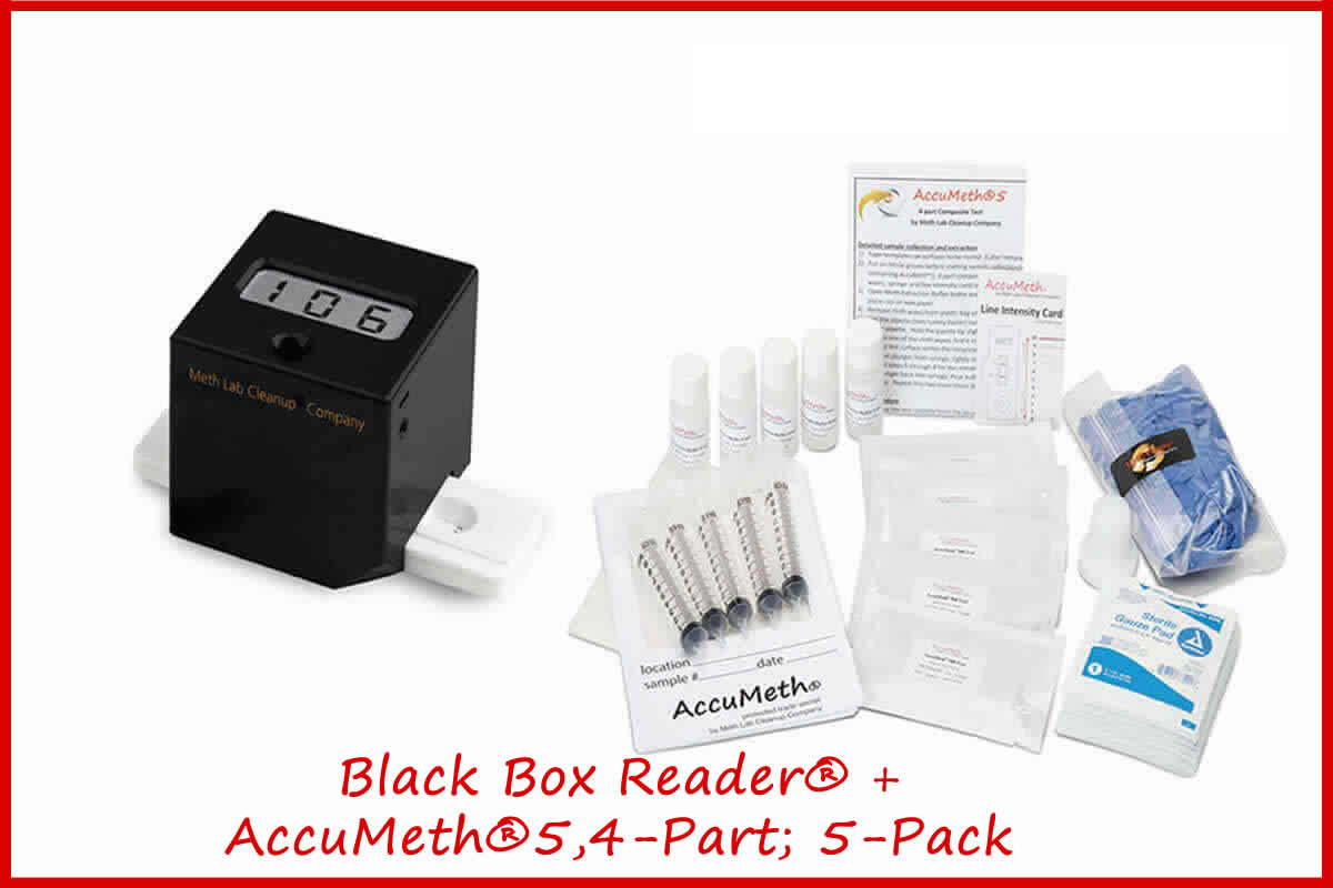 Black Box Reader® Digital Meth Test Device + AccuMeth® Kits w/o Case